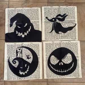 New 18x 18 Nightmare before Christmas pillow covers